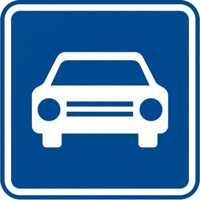 Dopravní značka IZ2a Silnice pro motorová vozidla