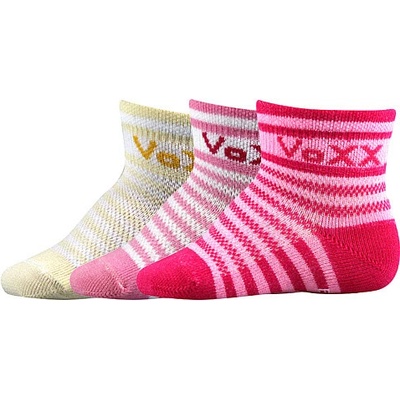 VOXX Ponožky Fredíček mix pruhy/holka 3 pár