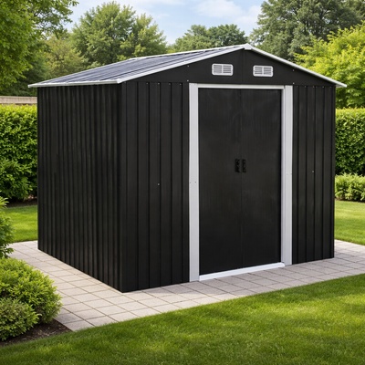 BestBerg BBSH-608A 5,3 m² 205 x 257 x 202 cm antracitovábiela