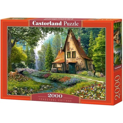 Castorland Toadstool cottage 2000 pcs Пъзел 2000 броя Пейзажни (GXP-598813) (GXP-598813)