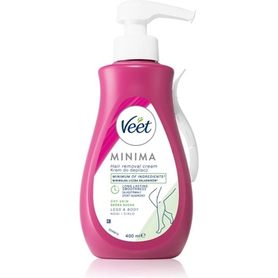 Veet Minima Dry Skin хидратиращ крем- депилатор за суха кожа 400ml