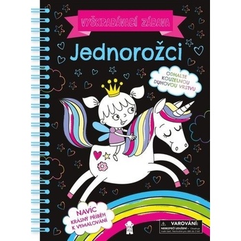 Vyškrabávací obrázky Vyškrabávací zábava Jednorožci
