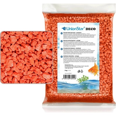 Unionstar Deco piesok oranžový 0,7-1,2 mm, 2 kg