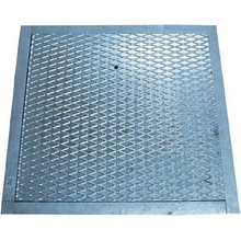 Scobax Steelsafe Zinc poklop hranatý 554 x 454 mm stříbrná