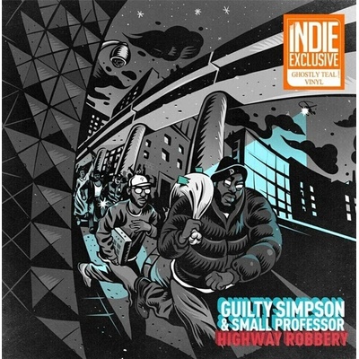 GUILTY SIMPSON & SMALL PROFESSOR - Highway Robbery (Ghostly Teal Vinyl) (Indies) LP