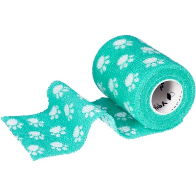 yellowSPORT Obvínadlo fixačné samodržiace 7,5 cm x 4,5 m zelené labky