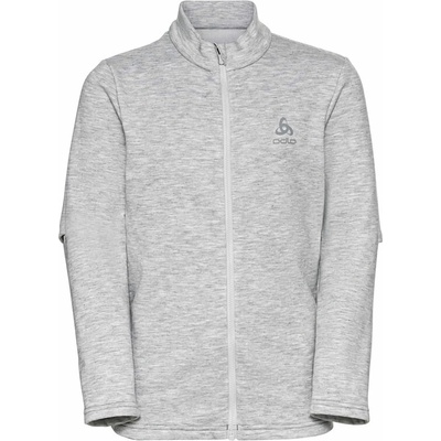Odlo Mid Layer Full Zip Berra Kids sivá