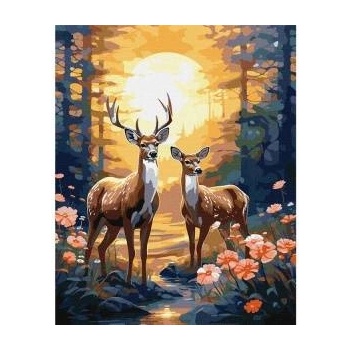 Ideyka Painting by numbers 40x50 cm KHO6602 Graceful deer AP0113