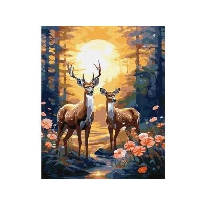 Ideyka Painting by numbers 40x50 cm KHO6602 Graceful deer AP0113