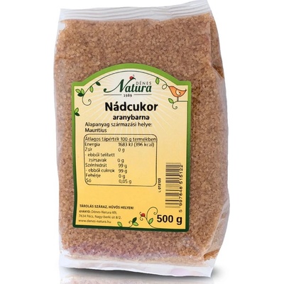 Dénes Natura Trstinový cukor zlatohnedý 500 g