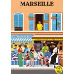 Hachette - Puzzle Marseille, France - 1 000 piese