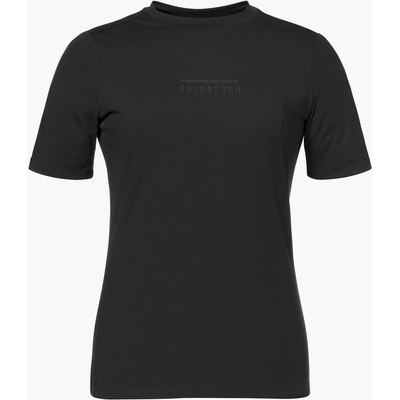 Goldbergh Tričko Isla Short Sleeve Top Black