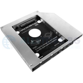 Makki кади за лаптоп Laptop Caddy 12.7mm SATA3 with LED/switch MAKKI-CADDY-127-LS (MAKKI-CADDY-127-LS)