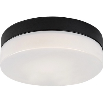 Rábalux Gaelo, indoor ceiling lamp, black metal lamp with white plastic shade, 15W, with shade: 1150lm, without shade: 1500lm, 4 (75025)