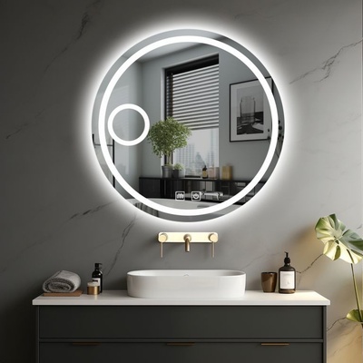 IREDA Koupelnové zrcadlo s LED osvětlením 60 cm 95789 – Zboží Dáma