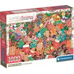 Clementoni Пъзел Clementoni от 1000 части - Коледни лакомства (39998)