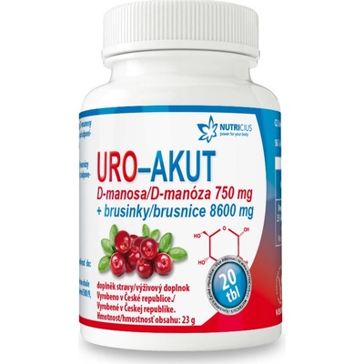 Nutricius Uro Akut 20 tabliet