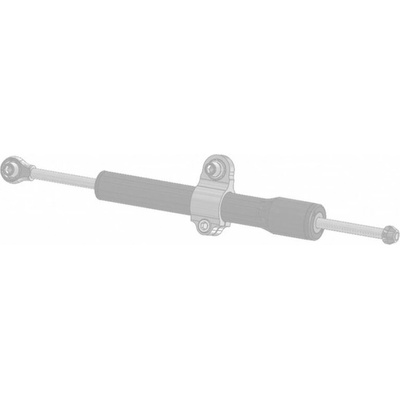 BITUBO Steering damper kit BITUBO side mounting with Black shock absorber