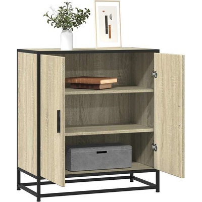 vidaXL 11461.848965 příborník dub sonoma 68 x 35 x 76 cm a kov