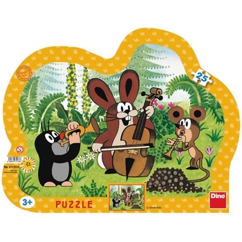 Image 1 of Dino - Puzzle Mole musician 25 pieces - 1 - 39 piese