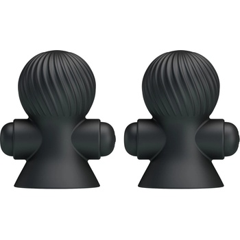 Pretty Love Nipple Sucker Powerfull Rechargeable Bullets Black