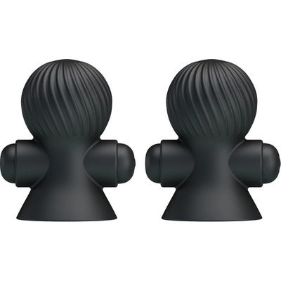 Pretty Love Nipple Sucker Powerfull Rechargeable Bullets Black