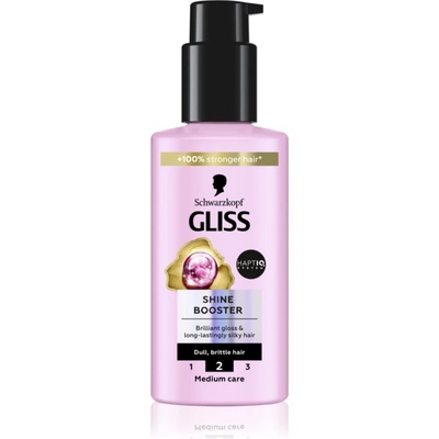 Schwarzkopf Gliss Liquid Silk серум без отмиване за подсилване и блясък на косата Shine Booster 100ml