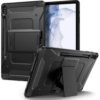 Image 1 of Spigen Tough Armor Pro Case - хибриден кейс с най-висока степен на защита за Samsung Galaxy Tab S8 Plus, Galaxy Tab S7 Plus (черен)