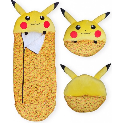 Halantex Dětský spací pytel Pokémon sleeping bag spací pytel pro miminko Pikachu