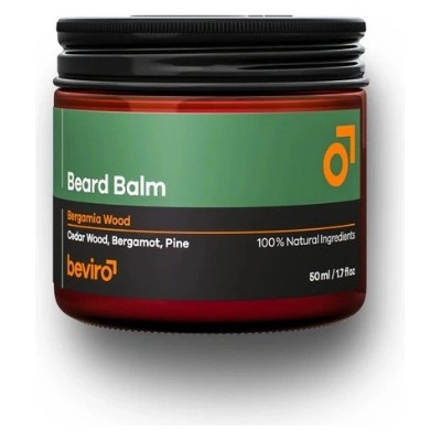 Beviro Pánský balzám na vousy Bergamia Wood 50 ml
