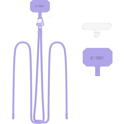Tech-Protect Универсален ремък 80 см за смартфон от Tech-Protect C5S Rope Crossbody - Lavender (5906302371723)