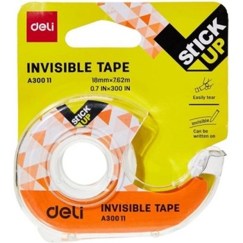 Тиксо невидимо Deli 30011 18mm/7.62 m