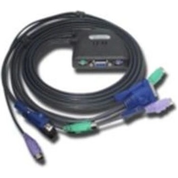 Aten CS-62Z DataSwitch elektronický 2:1 (kláv.,VGA,myš) PS/2