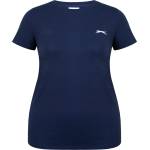 Slazenger Дамска тениска с къс ръкав Slazenger Crew Neck Tee Womens - Navy