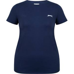 Slazenger Дамска тениска с къс ръкав Slazenger Crew Neck Tee Womens - Navy