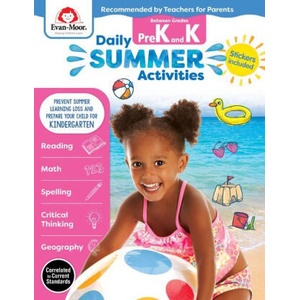 Daily Summer Activities: Moving from Prek to Kindergarten, Grades Prek-K | Evan-Moor Educational Publishers (ISBN: 9781629384825)