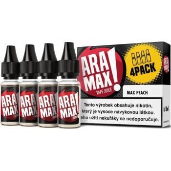 Aramax Max Peach 4 x 10 ml 6 mg