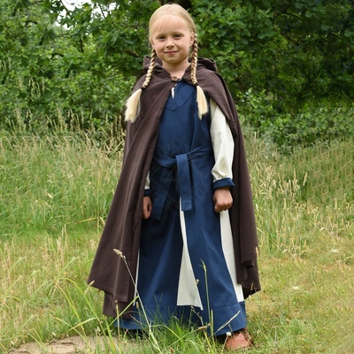 Battle Merchant Středověký plášť Paul hnědá