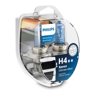 Philips Крушка, фар philips h4, 24v, 75/70w, 2 бр