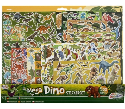 Mega set samolepek Dino