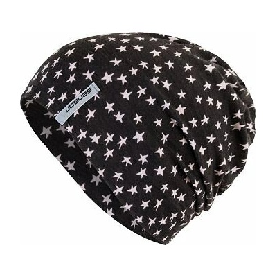 Sensor čiapka MERINO IMPRESS čierna / stars
