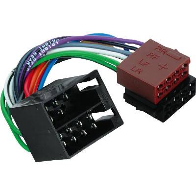 Hama 00185823, ISO adaptér, ISO 8-pin + ISO 5-pin, Mini ISO 6-pin, Samec, Samec, Univerzálne