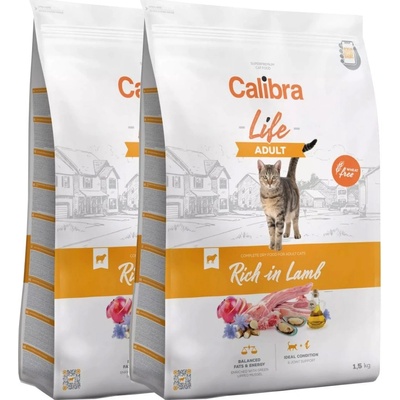 Calibra Cat Life Adult Lamb 2 x 6 kg