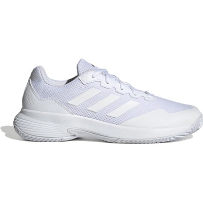 Adidas Маратонки Adidas Men's Gamecourt Tennis Shoes - White/Mtte Slvr
