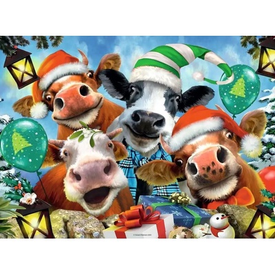 Ravensburger Zvieratá Veselé Vianoce 500 dielov