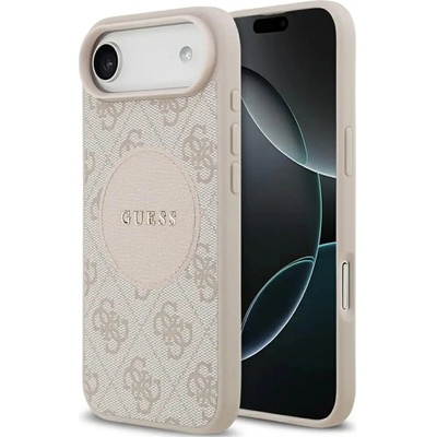 GUESS Калъф Guess 4G Circle Classic Logo MagSafe за iPhone Air - розов (3666339490058)