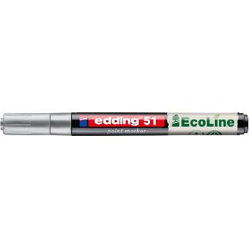 edding Лаков маркер, 1-2 мм, edding "51", сребърен 4-51-054 (4-51-054)