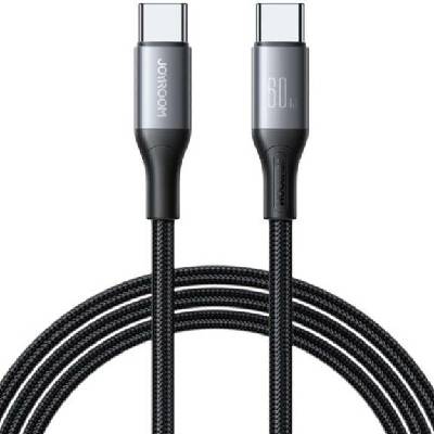 Joyroom S-A28 opletený nabíjecí a datový USB-C na USB-C 1m černý