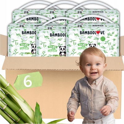 BAMBOOLOVE bambusové XS 2-4kg 27ks