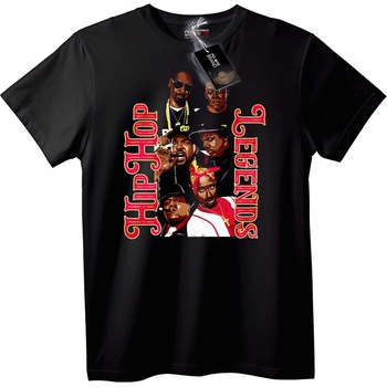 NOONEBRAND Тениска Hip Hop Легенди - M, White